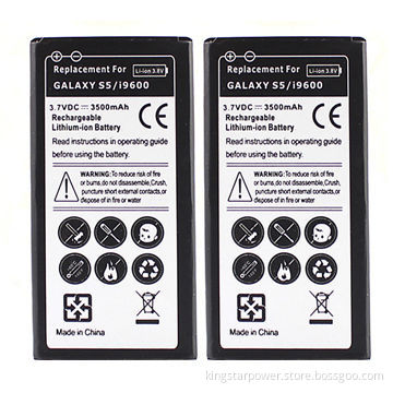 Battery for Samsung Galaxy S5/S 5 SV I9600/i9600 mobile phone, Li-ion, internal replacement/3500mAh